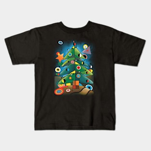 Abstract Christmas Kids T-Shirt